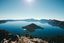 Breathtaking view of Crater Lake National Park